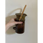 Bamboo Handled Handmade Ceramic Pitcher (2 servings)