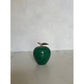 Marble and Brass Stem Green Apple