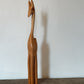 Tall Wood Carved Deer