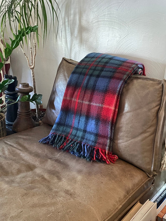 Faribo Deep Hued Plaid Blanket