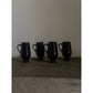 Black Opaque Irish Coffee Mugs