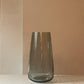 Transparent Grey Modern Glass Vase