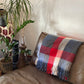 Vintage Faribo Wool Tartan Plaid Stadium Blanket Lap Throw