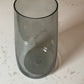 Transparent Grey Modern Glass Vase