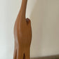 Tall Wood Carved Deer