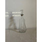 Antique Vintage Clear Glass Eight-Sided Decanter by Owens Illinois Glass Co