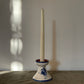 Handpainted Gruyere, Swedan Delft Candle Holder