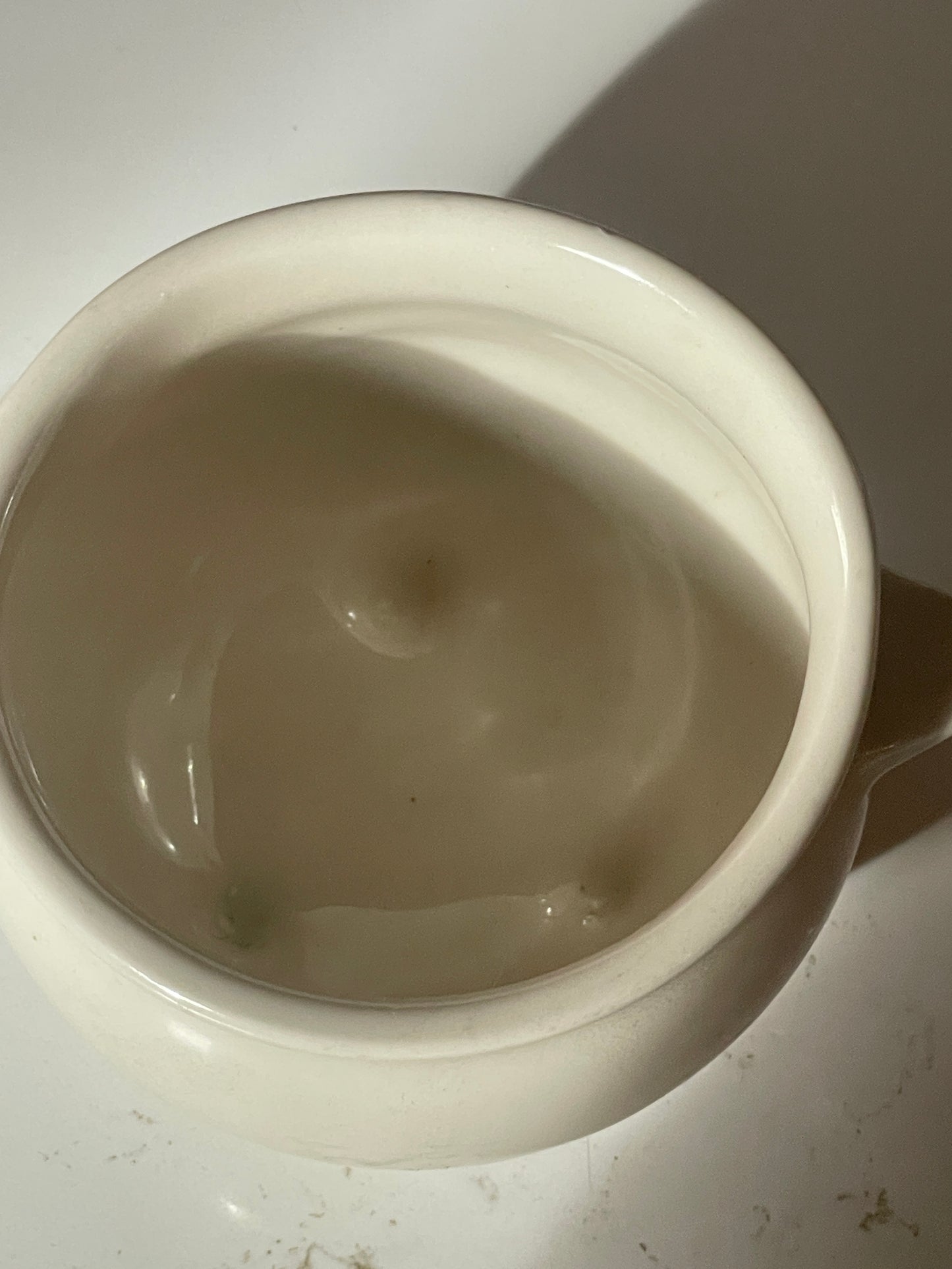Vintage Bel-Terr Cream White Tri-Footed Soup Bowl