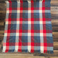 Vintage Faribo Wool Tartan Plaid Stadium Blanket Lap Throw