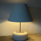 Thomas O’brien Vintage Modern Collection White Speckled Grey Ceramic Pebble Lamp