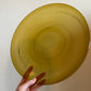 Amber Glassblown Plates (Pair)