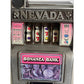 Vintage Metal Pink and Purple Nevada Slot Machine Working Toy Barbie Bank
