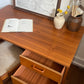 Vintage Danish Teak 2-Drawer Desk