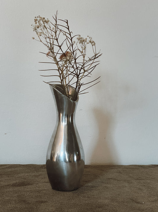 Vintage Nambe Aluminum Bud Vase