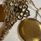 Vintage Ornate Gold Wall Mounted Functional Libra Scale of Justice