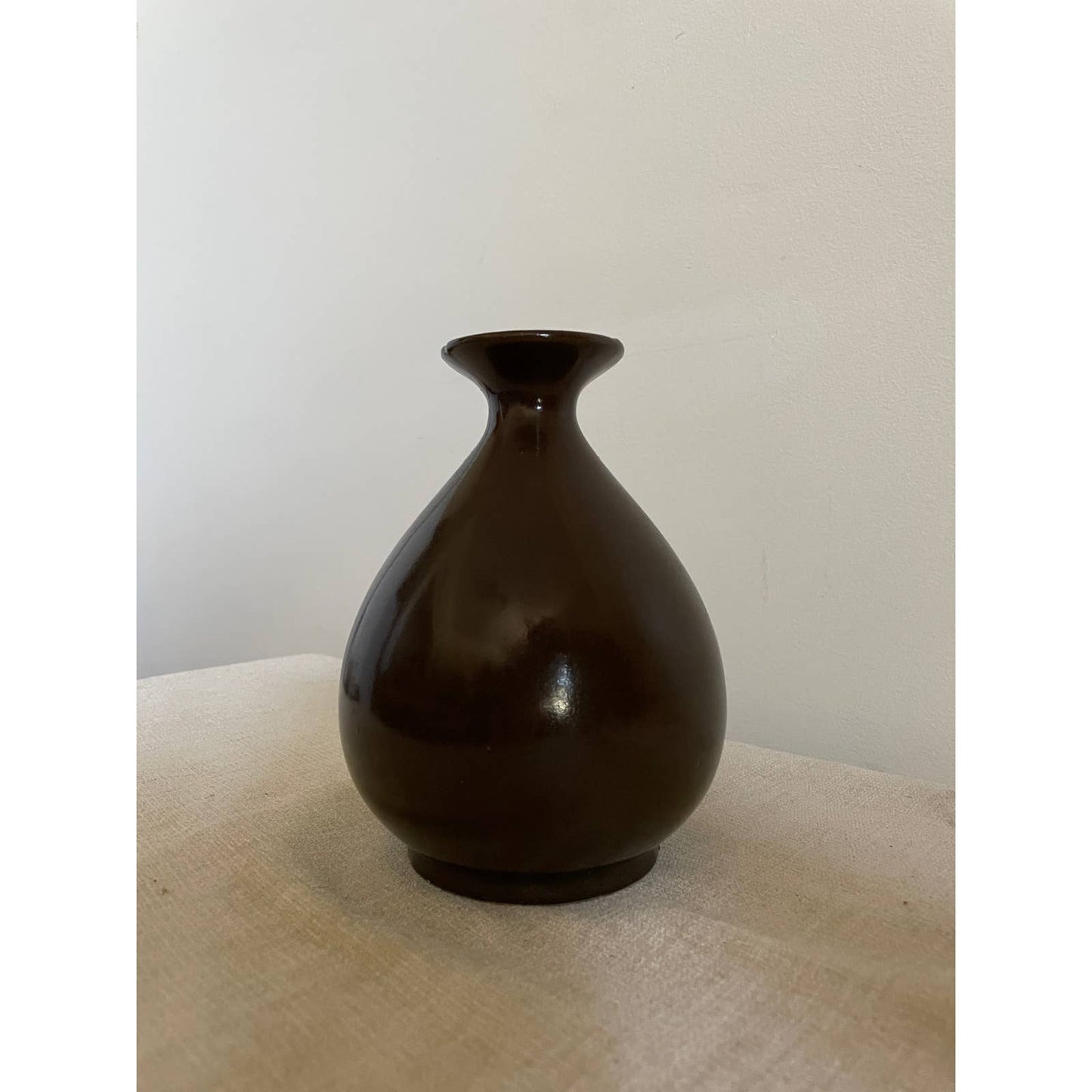 Brown 1930's Stoneware Spirit Bottle made in Wing Lee Wai, Hong Kong