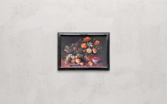 Still Life with Fruit & Flowers Fine Art in Giclée