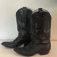 90’s Nocona Size 9  Black Leather Western Boots