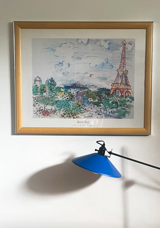 Vintage Signed Print of “La Tour Eiffel” by Raoul Dufy, 1989