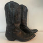 90’s Nocona Size 9  Black Leather Western Boots