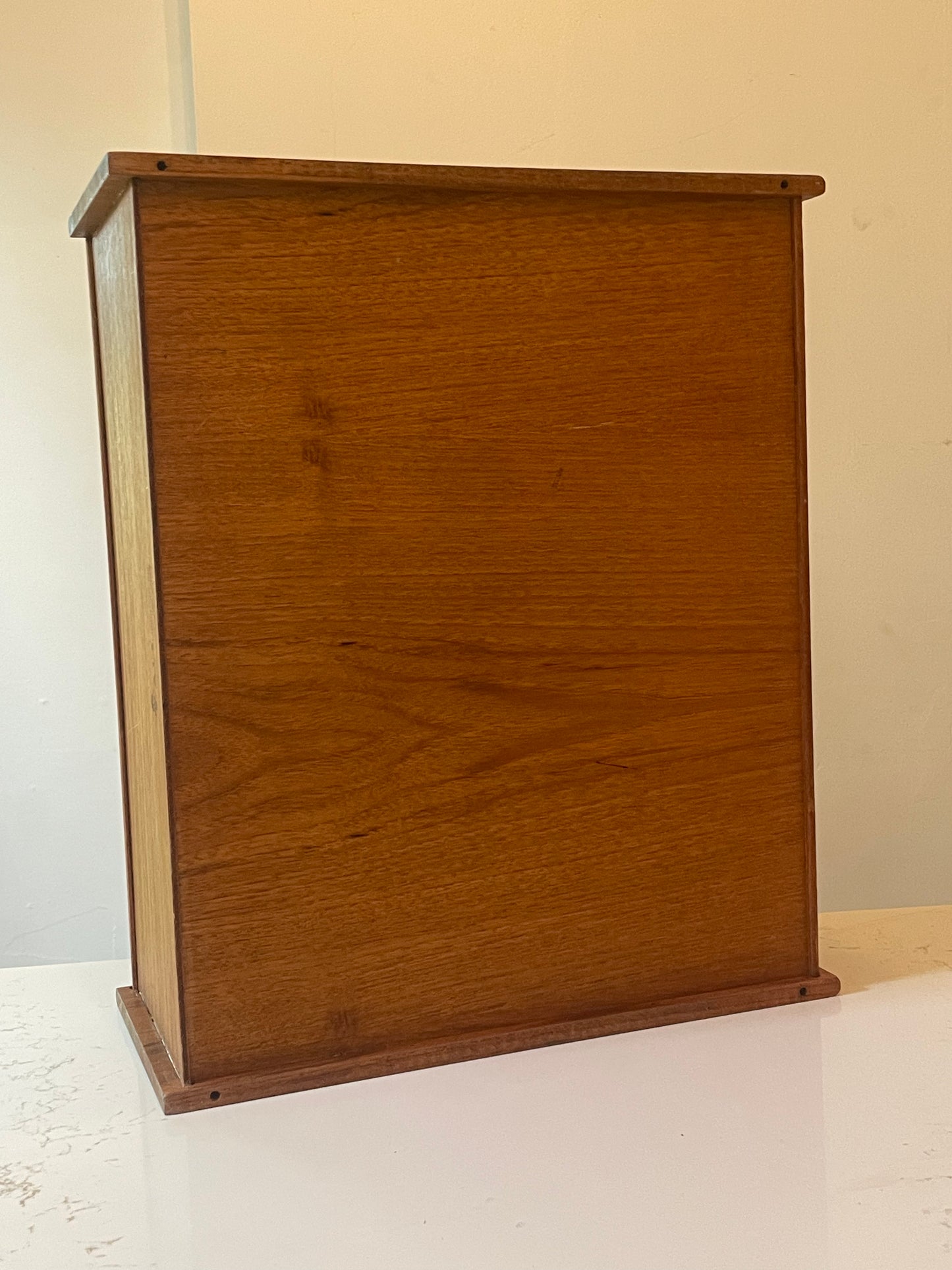 Vintage Kalmar Teak Tambour Box Desk Organizer, 1970s