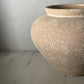 Vintage Pink Sand Haeger Splatterware Vase