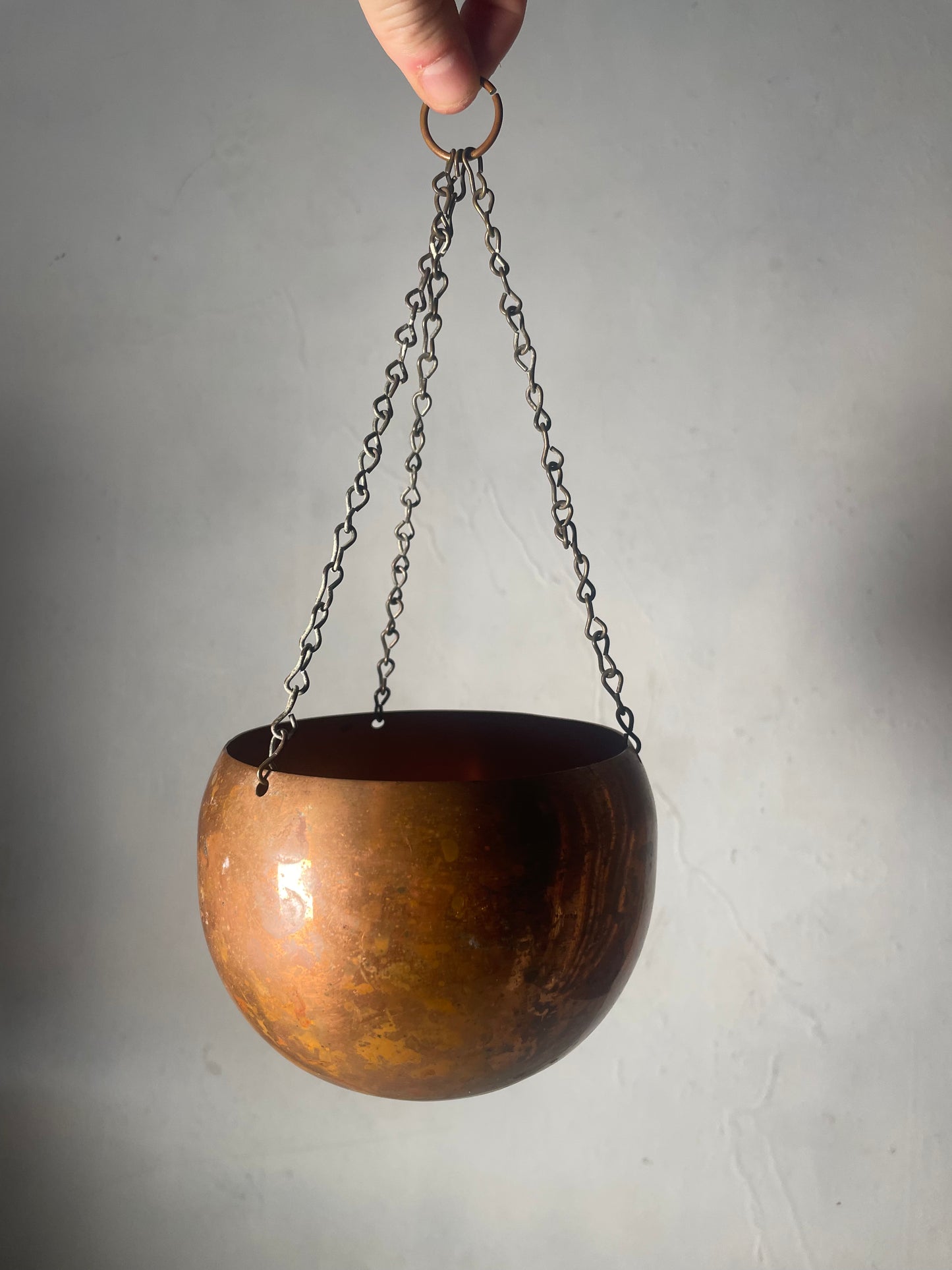 Hanging Copper Planter