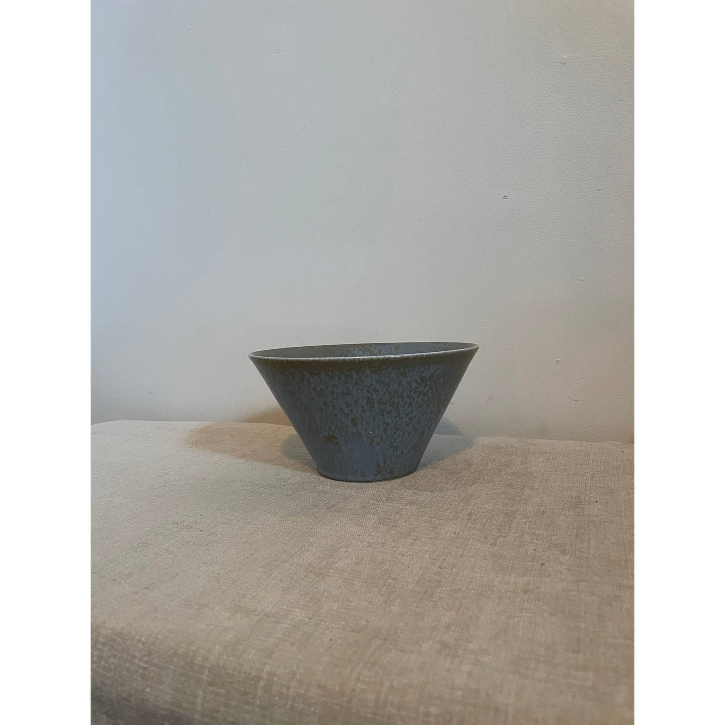 Sea foam Glazed Tapered Bowl