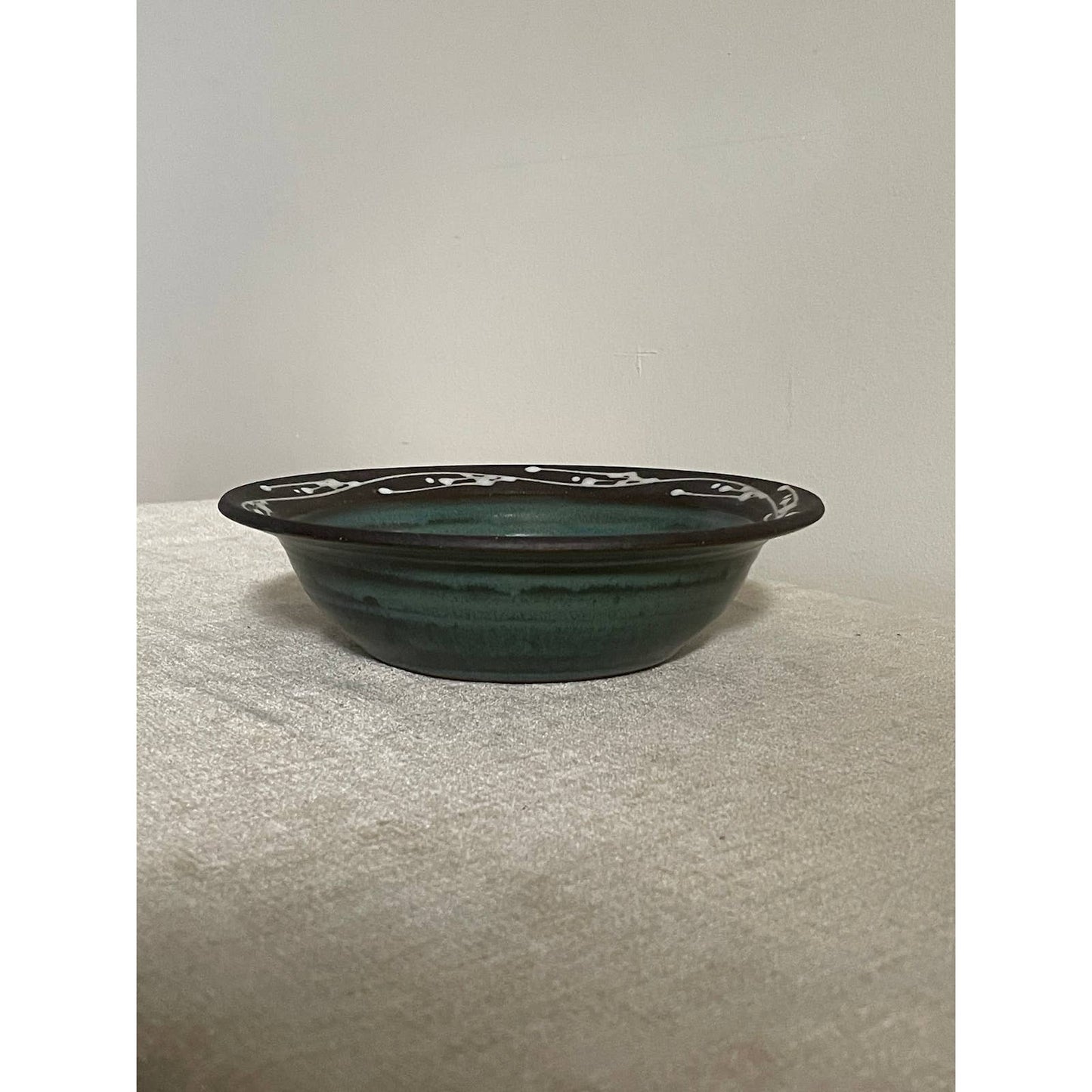 Teal Catch All Bowl by Gil 1999