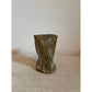 Brown Organic Textured Leaning Vases