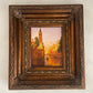 Old World Venice & Cathedral Painting Framed and Signed Art
