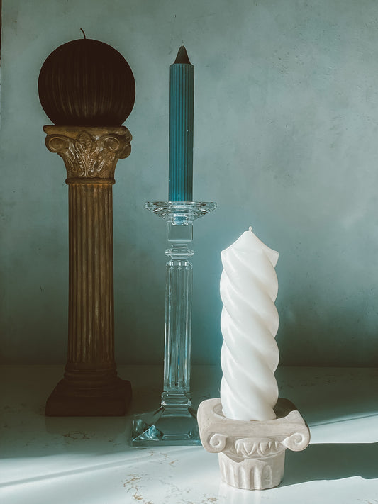 Greek Column Candle and Display Pedestals