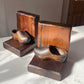 Handmade Solid Wood Dutch Clog Shoe Bookends