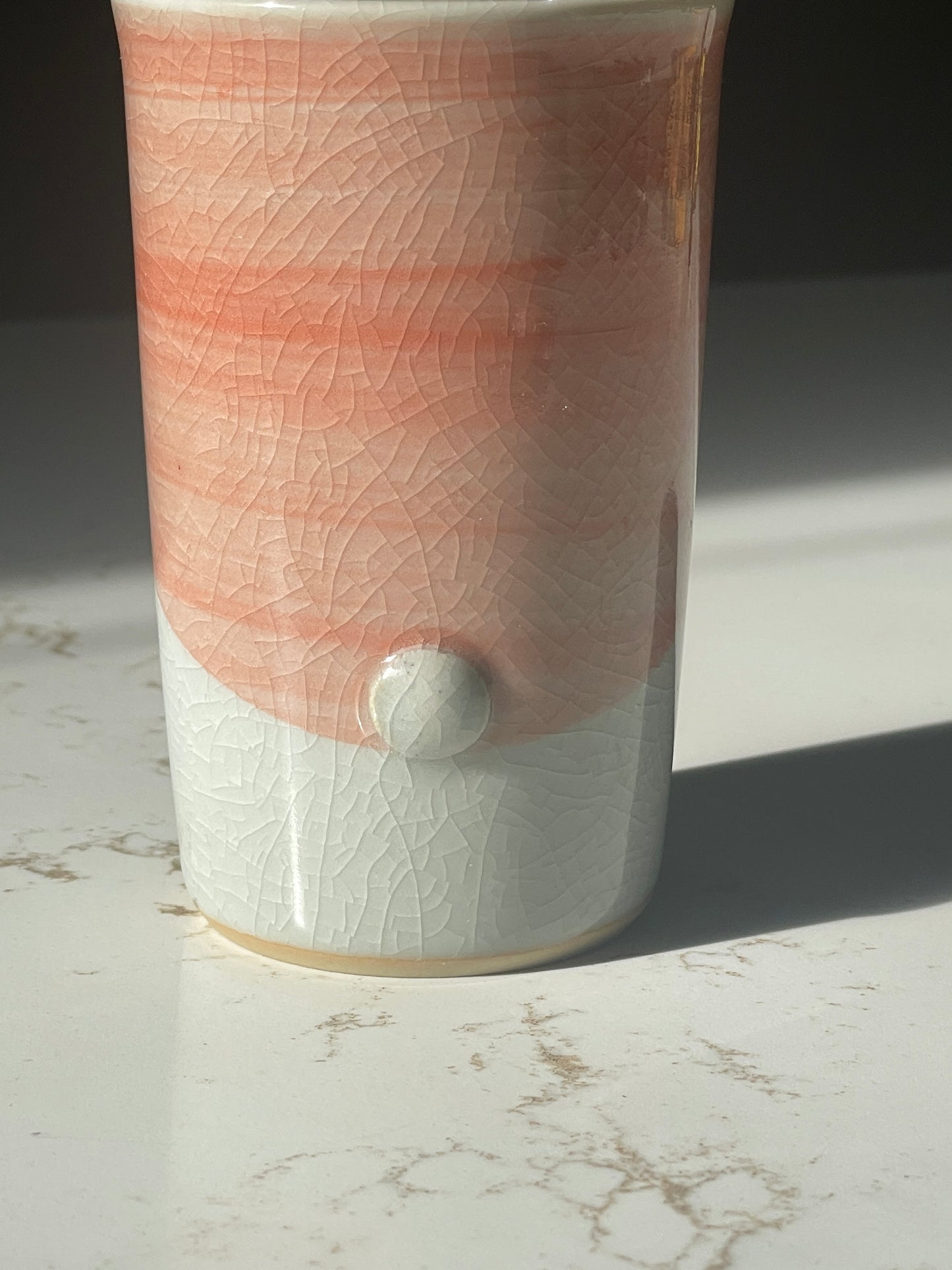 Ceramic Pink Bunny Cup