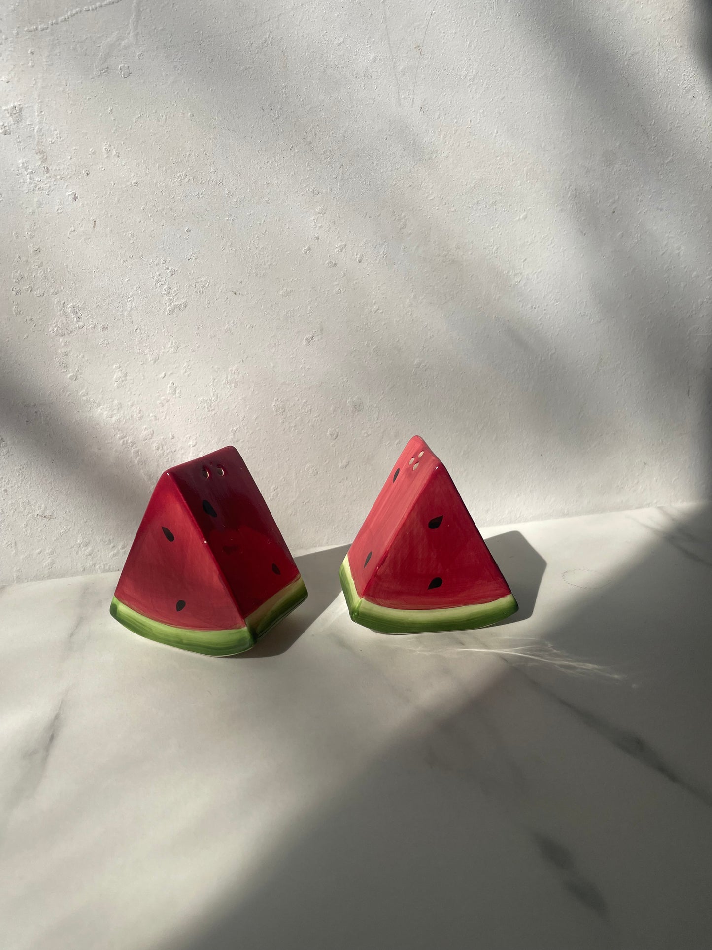 Watermelon Salt & Pepper Shakers