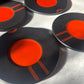 Vintage Ikea Record Player Appetizer Plates