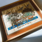 Egyptian Papyrus Painted Nature Scene - Framed, Signed Art