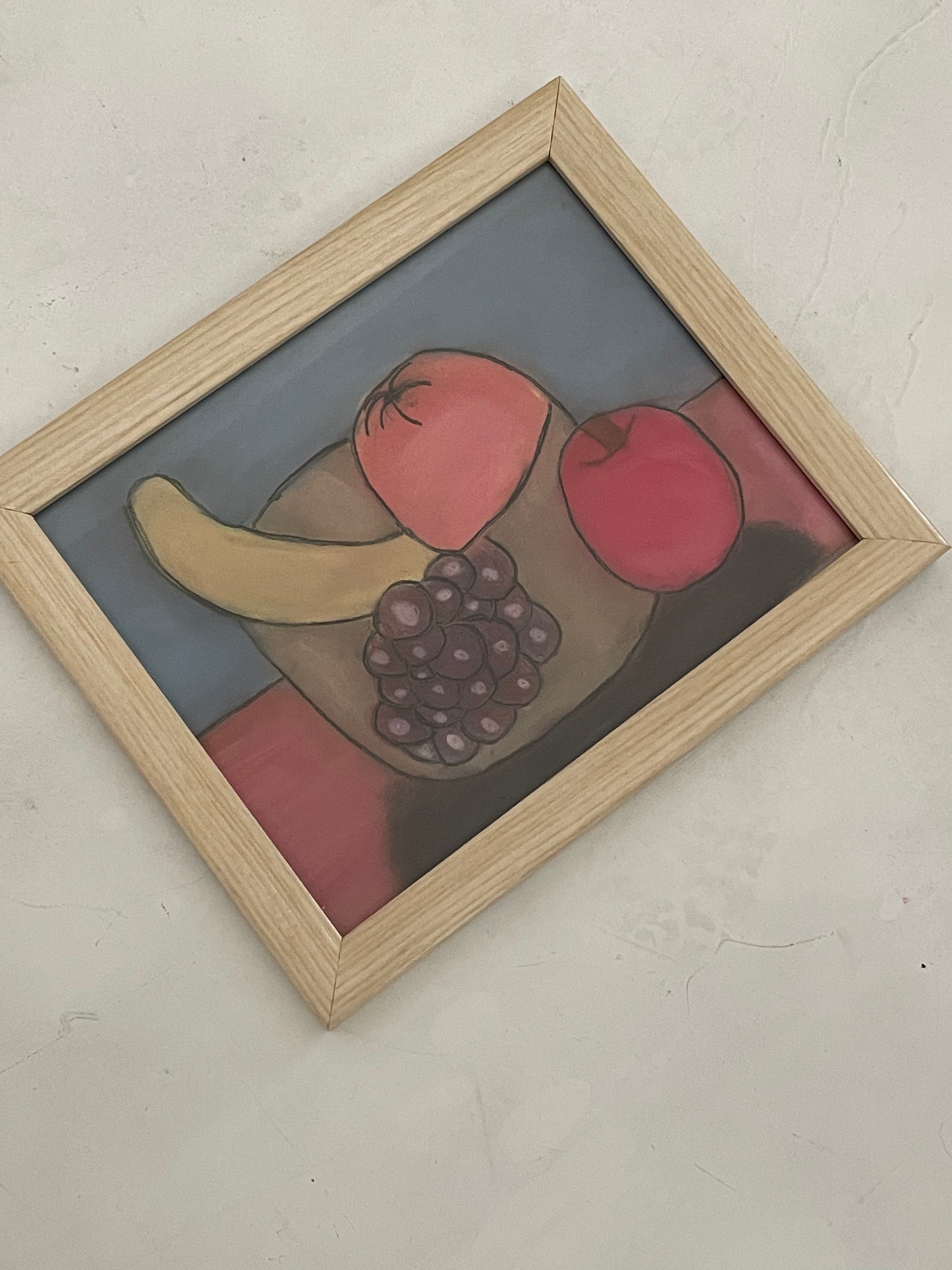 Playful & Imperfect Fruit Still Life With Chalk  Art