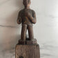 Carved Wood Balul Rice Offering Statue on Block Base
