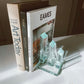 Crystal Prism Tiered Pillar Book Display or Single Bookend
