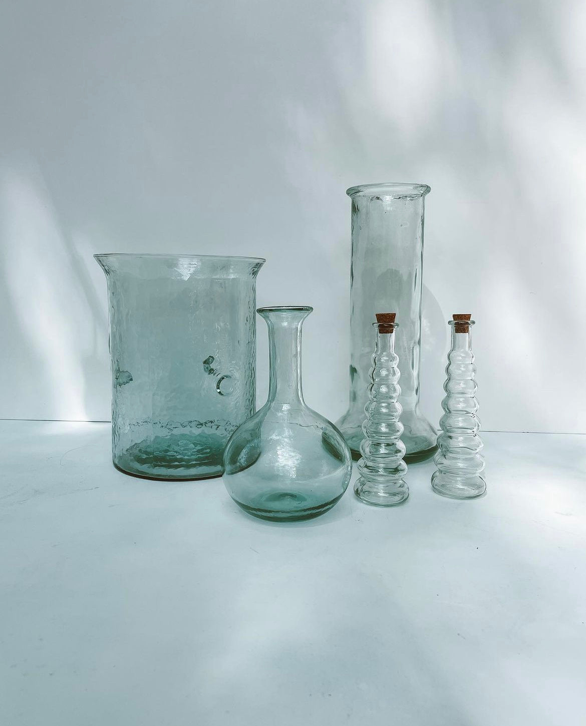 Handcrafted Glass Blown Vases