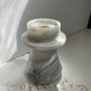 Gray Marble Tea Light Candle Holder