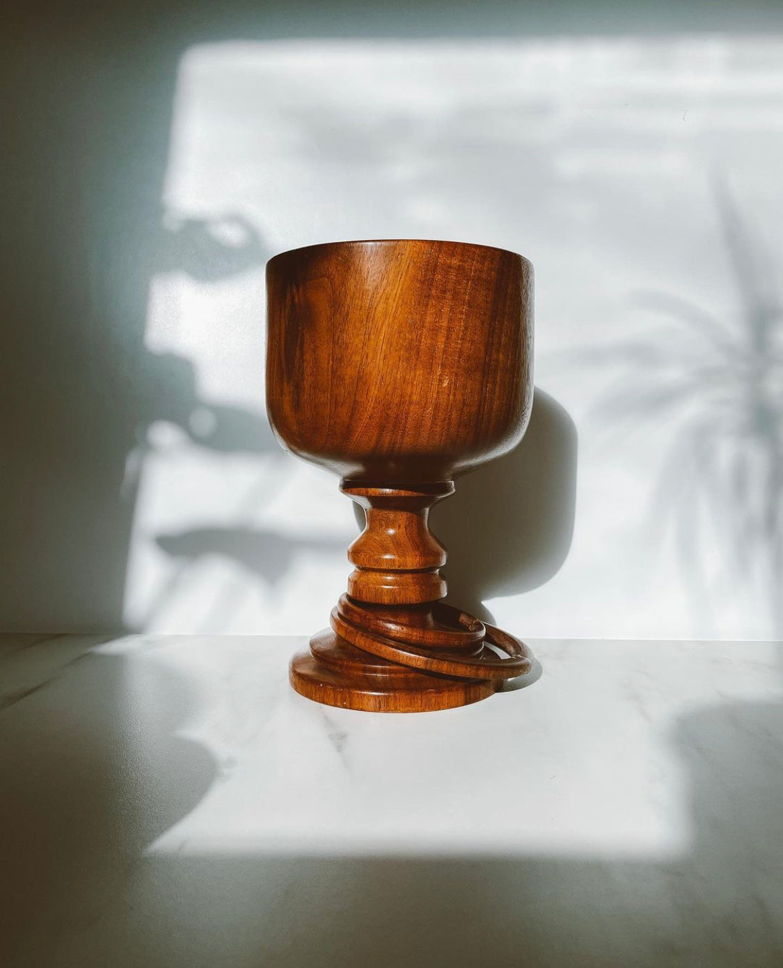 Bermuda Cedar Wood Goblet Planter