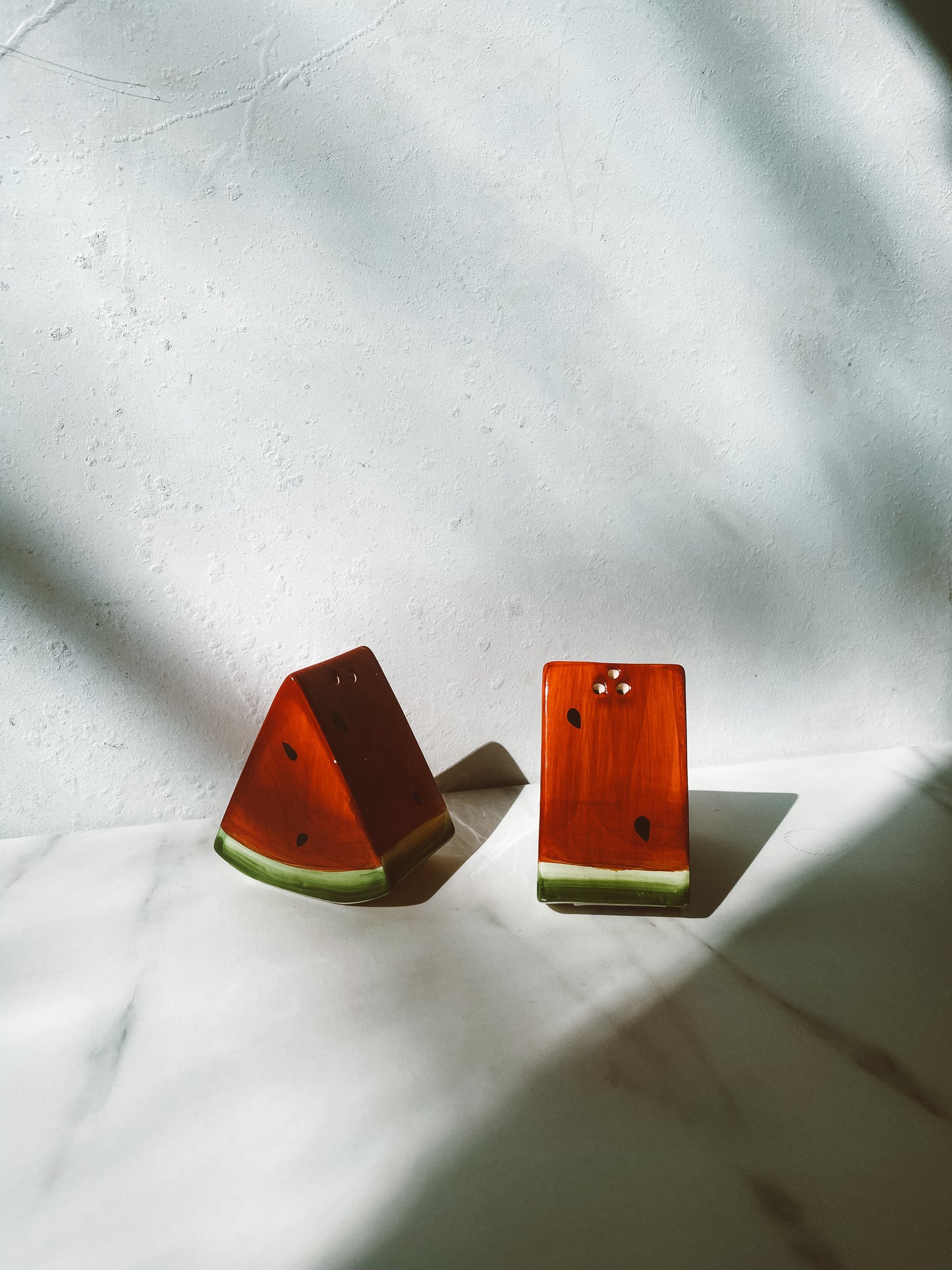 Watermelon Salt & Pepper Shakers